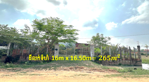ដីលក់​ Land for sale