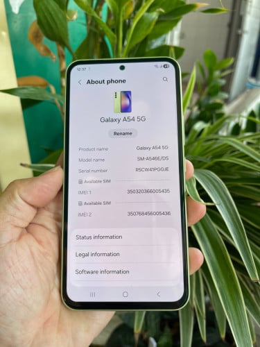 Galaxy A54(5G) Ram8G/128GB 97% នៅសំនុំហ្សុីនទាំងអស់តម្លៃល្អណាស់