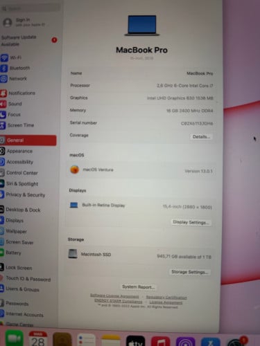 Macbook pro 2018