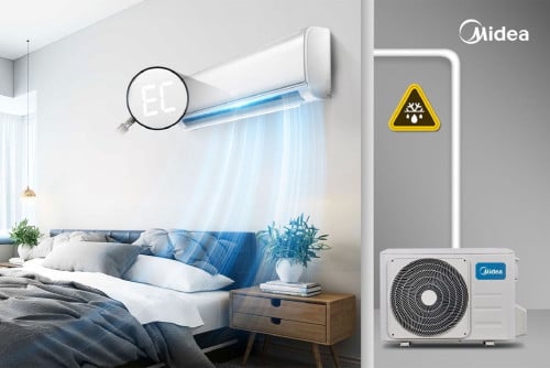MIDEA AIRCON 1HP ម៉ាស៊ីនត្រជាក់​ ត្រជាក់ខ្លាំង ល្អគ្មានបញ្ហារ