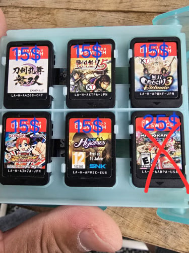 Switch game card