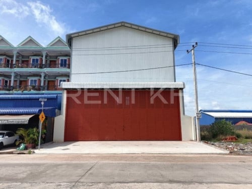 ឃ្លាំងសម្រាប់ជួលនៅសែនសុខ / Warehouse for Rent at Khan Sen Sok