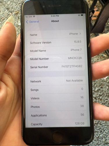 Iphone 7 128g baypass sim wifi