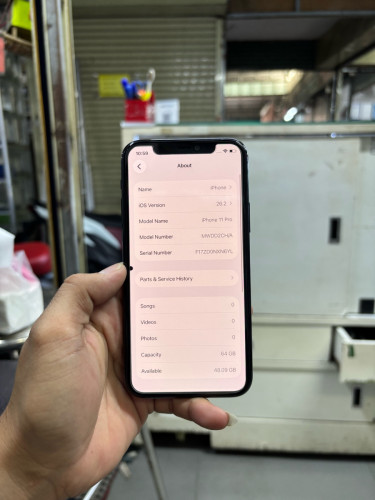 Iphone11Proតូច 64G CH sim2 អ៊ុចអេក្រង់តិច សានុំស្រុីន