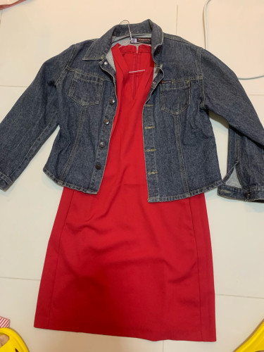 Resell ពាក់បានម្ដង Red dress