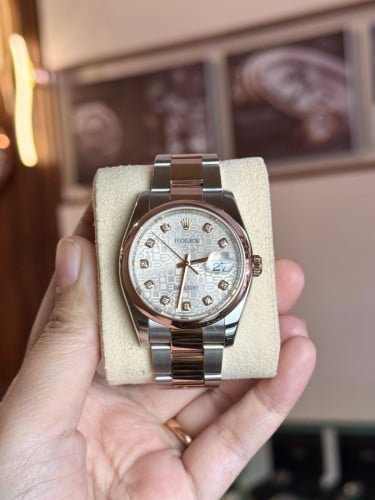 ROLEX Datejust 36MM 116201 Rose Gold