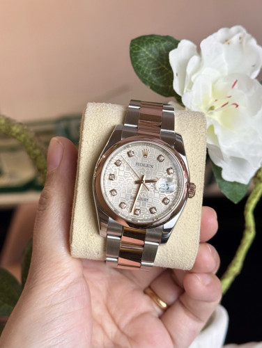 ROLEX Datejust 36MM 116201 Rose Gold