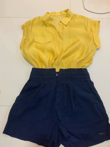 Resell ពាក់បានម្ដង Rose yellow shirt