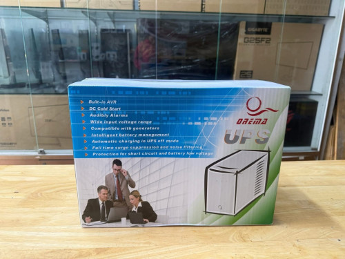UPS 1250VA Brand OREMA ថ្មីប្រអប់ ឥវ៉ានស្ដុកថ្មីបងៗ មានការធានា1ឆ្នាំពេញបងៗ 📩