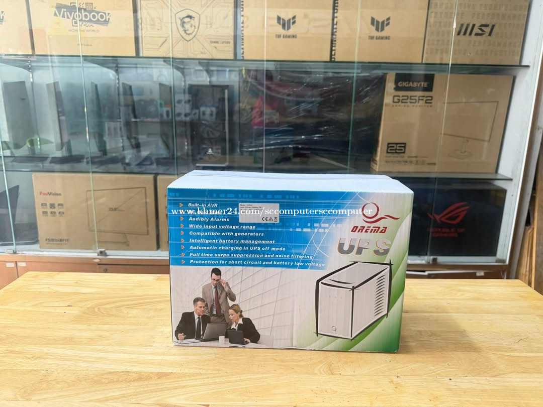 UPS 1250VA Brand OREMA ថ្មីប្រអប់ ឥវ៉ានស្ដុកថ្មីបងៗ មានការធានា1ឆ្នាំពេញបងៗ 📩