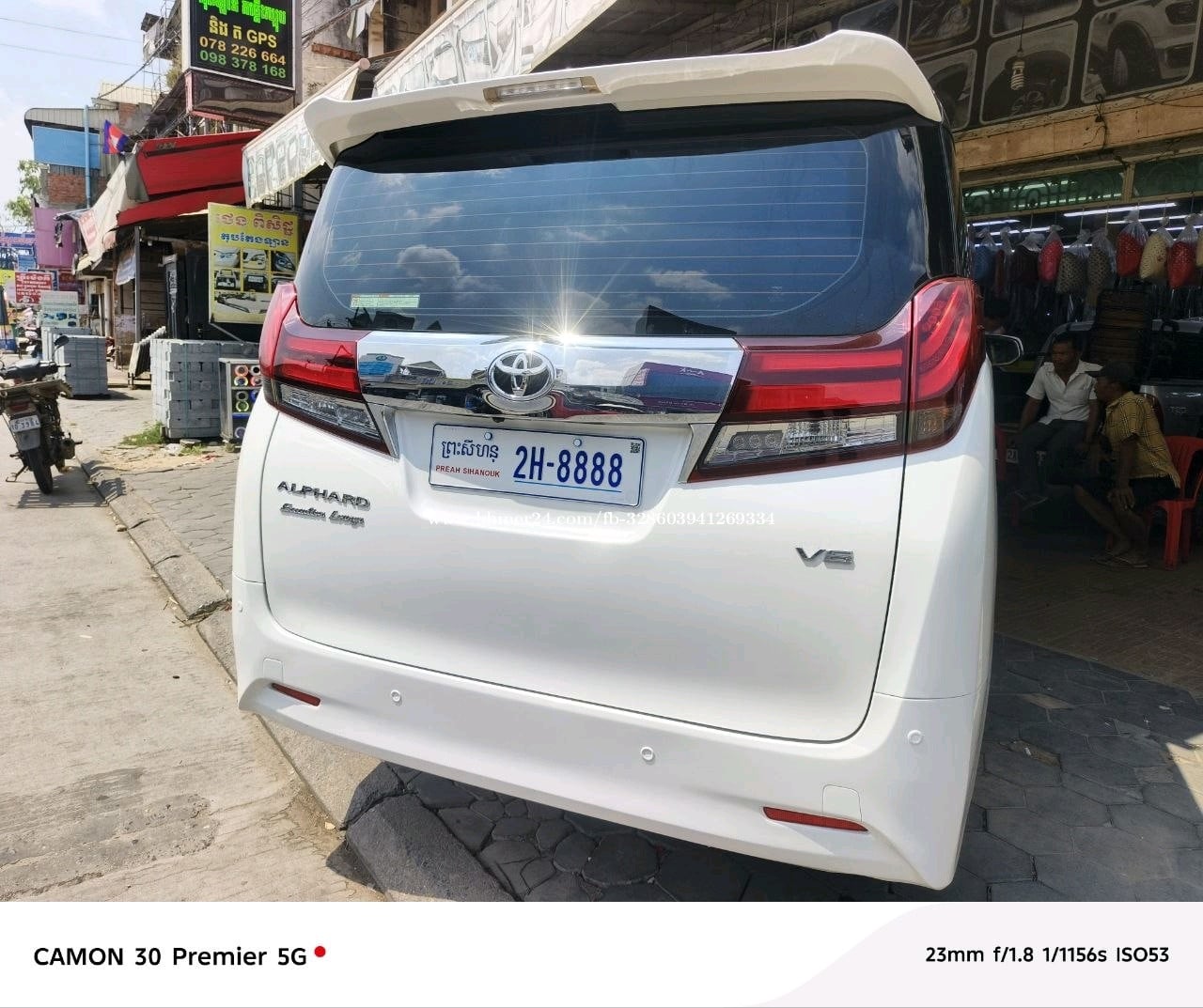 ឡានលក់Toyota Alphard V6 Specs Russia 2018 Executives Loungesចង្កូតឆ្វេង