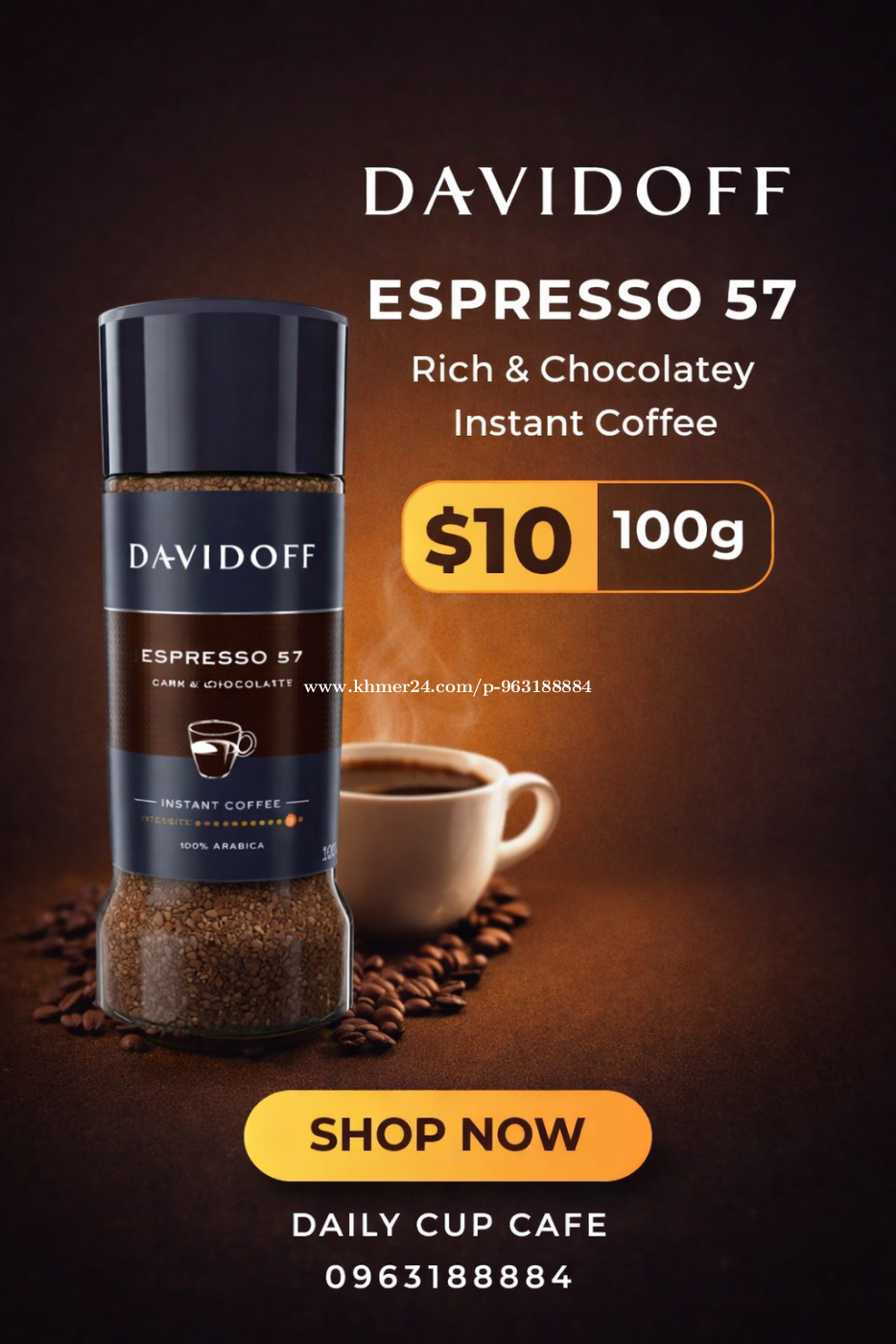 Davidoff coffee espresso 57 100g