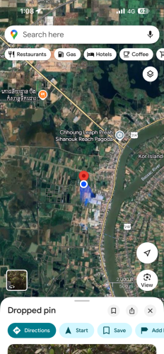 ដីលក់បន្ទាន់ ជិតសាលាសង្កាត់ព្រែកថី ក្រុងស្អាង ប្រលានថ្មី ប្លង់រឹង
