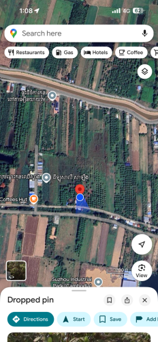 ដីលក់បន្ទាន់ ជិតសាលាសង្កាត់ព្រែកថី ក្រុងស្អាង ប្រលានថ្មី ប្លង់រឹង