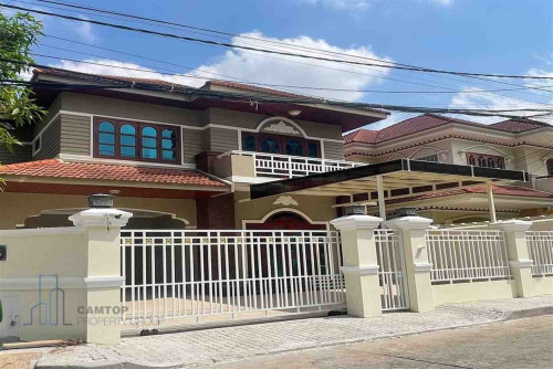 3 Bedroom Villa For Rent In Borey Chomkamon Is Available Now.