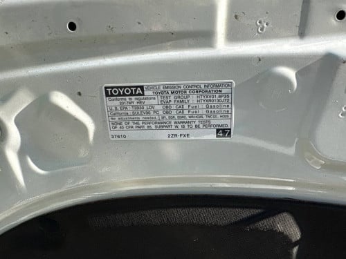 ETA-06-2026 : 2017 TOYOTA PRIUS PRIME ADVANCED TECHNOLOGY