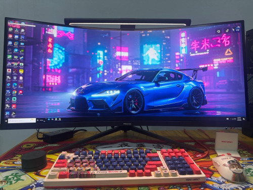 Hisense 34G6K 34 inch monitor fish screen