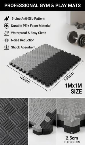 Premium Extra Thick Foam Floor Mat (25mm)