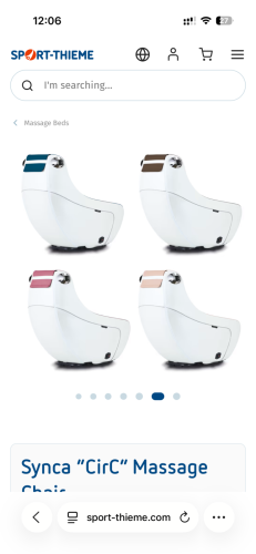 Synca CirC Massage Chair កៅអីម៉ាហ្សា+ម៉ាសុីនម៉ាហ្សាជើងរបស់ជប៉ុនលក់ទាំងអស់ $450 នៅថ្មីមិនសូវប្រើ