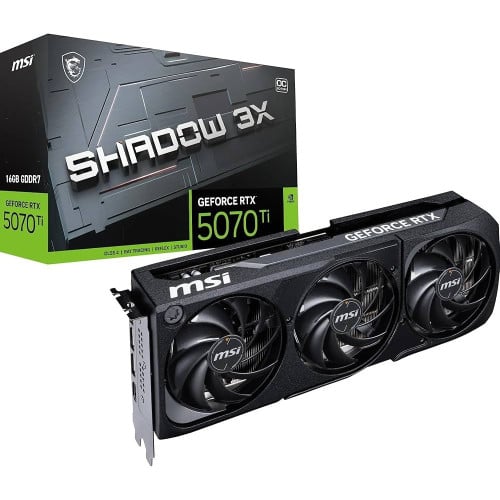 VGA Card MSI GeForce RTX5070Ti 16GB GDDR7 Shadow 3X OC Edition