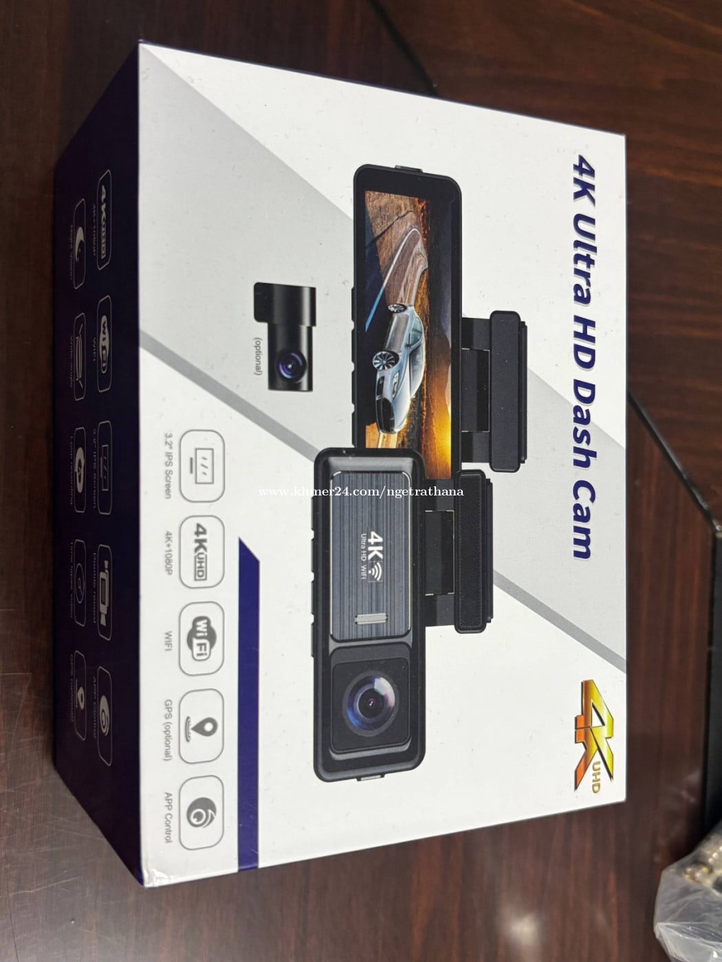 #4K Dual Cam DVR Camera