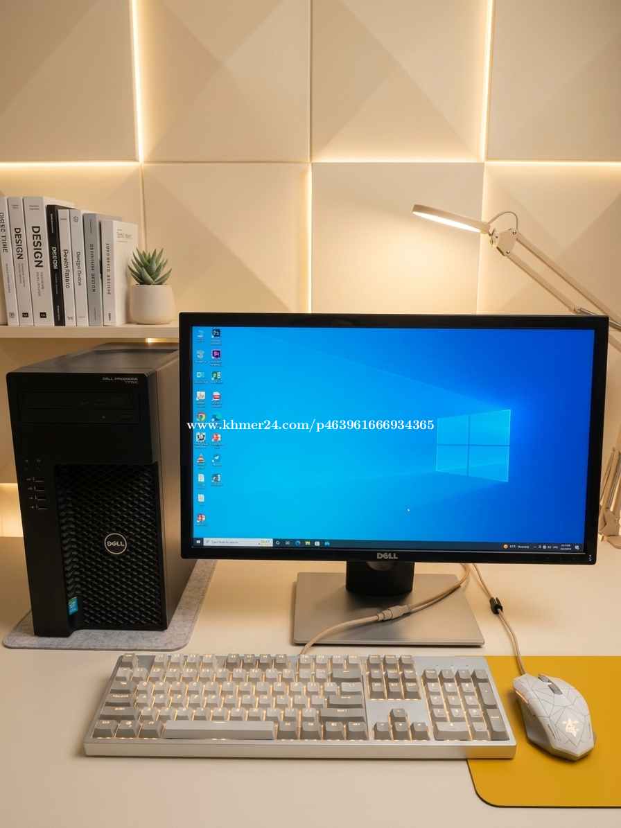 CPU Core i7-4790 4th Ram 16GB SSD 256GB HDD 1T VGA NIVIDIA GT 710 2GB LCD Dell 24 inch Wide Full HD