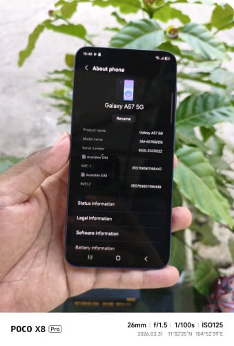 ដូចថ្មី SAMSUNG Galaxy A57 5G (8GB/128GB)