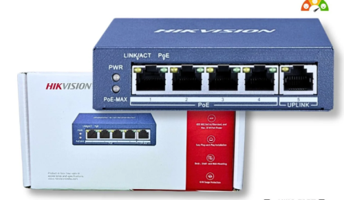 4 Port Gigabit Unmanaged POE Switch DS-3E0505P-E/M