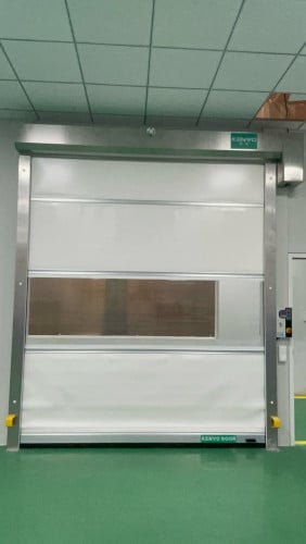 High speed roller shutter door