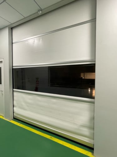 High speed roller shutter door