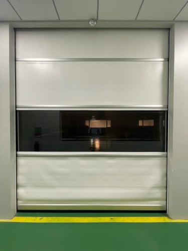 High speed roller shutter door