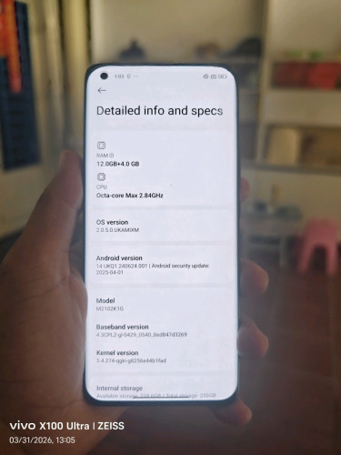 Xiaomi 11 Ultra 12g/256g Global(វៃដូរបាន)👉$265