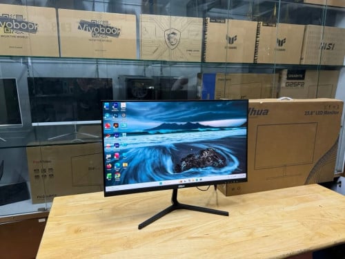 -Monitor Dahua LM24” B201 IPS-100Hz Have Poart : HDMI VGA ថ្មីប្រអប់ មានធានារយះពេល3ឆ្នាំពេញ✅