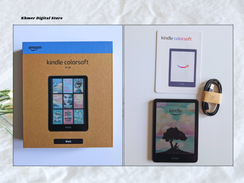 Amazon Kindle Colorsoft 16 GB (newest model) – adjustable warm light – No Ads – Black