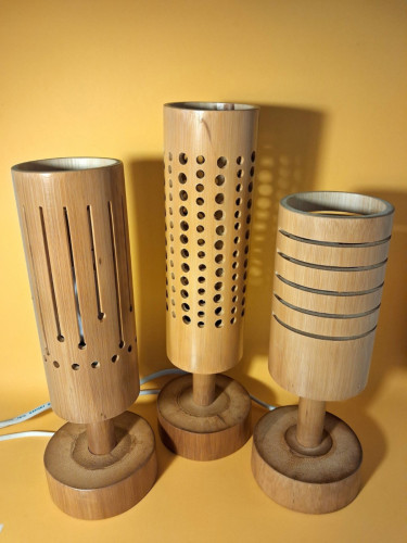 Handmade Bamboo Lamps