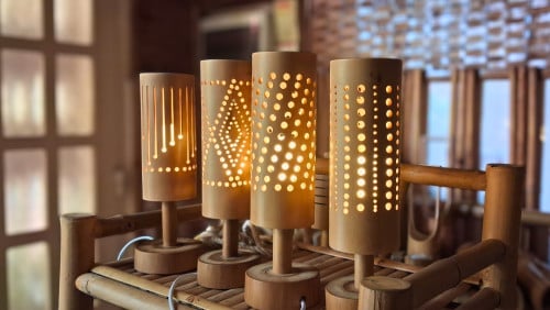 Handmade Bamboo Lamps