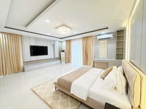 Corner King Villa For Rent in Borey Peng Huoth Boeung Snor