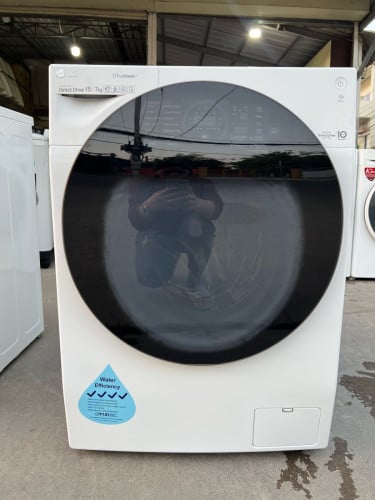 LG15kg សេរីខ្ពស់ ថាច់លើទ្វាកញ្ចក់ ថ្មីស្អាត