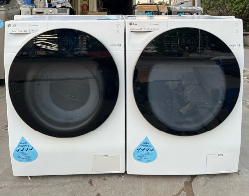 LG15kg សេរីខ្ពស់ ថាច់លើទ្វាកញ្ចក់ ថ្មីស្អាត