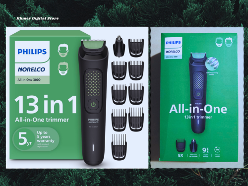 Philips Norelco All-in-One 3000 Series 13 in 1 Trimmer, Beard Styler & Men's Hair Clipper