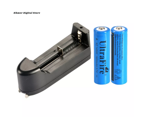 Single Slot Charger | Dual Charger for UltraFire Rechargable Battery 18650 3.7 V