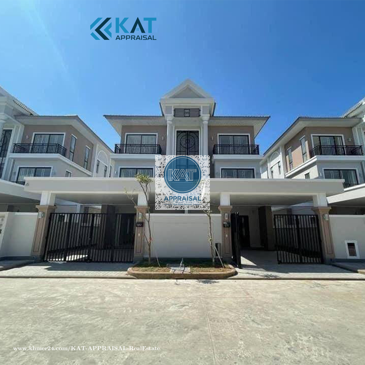 វីឡាភ្លោះប៊ីសម្រាប់ជួល | Villa Twin B For Rent