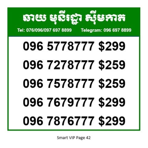 លេខស្មាត​ Smart Number