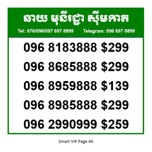 លេខស្មាត​ Smart Number