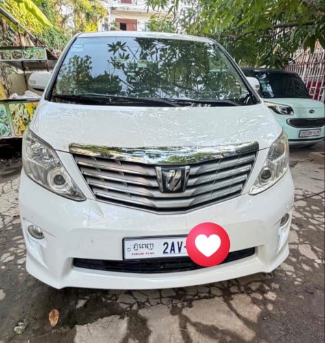 Alphard 2009 ម្ញ៉ែត MC ស្មាតទ្វារ2 ទ្វារក្រោយបឺត ក្នុងលឿង