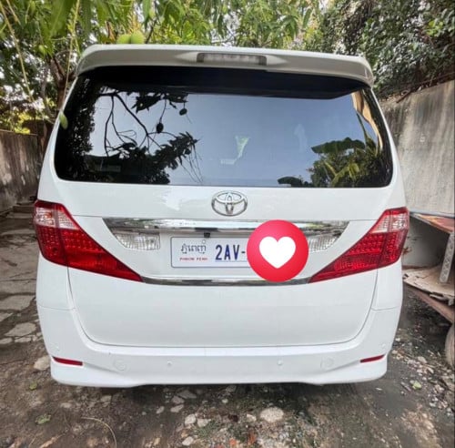 Alphard 2009 ម្ញ៉ែត MC ស្មាតទ្វារ2 ទ្វារក្រោយបឺត ក្នុងលឿង