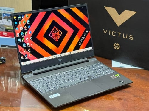 HP Victus 15 GPU RTX4050 6GB ម៉ូដែលថ្មីប្រចាំឆ្នាំ 2026