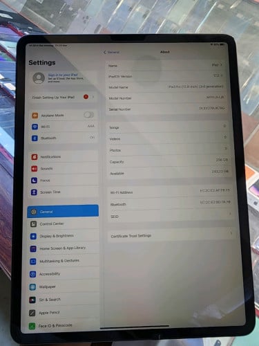 ipad pro 2018 (12.9 inch )(3rd generation)