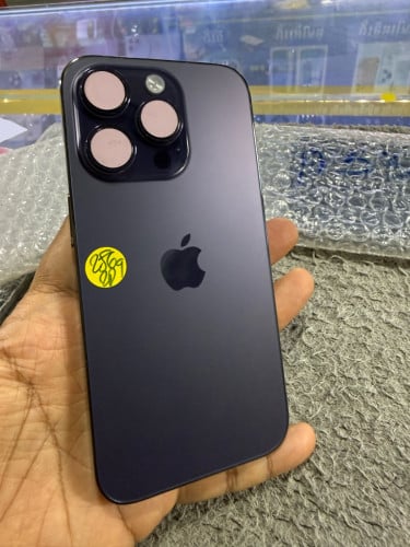 iPhone 14Pro 256G Z/A Sim2 ហ្សីនសំណុំ មានឆ្នាំងសាក