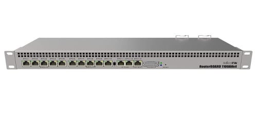 RB1100AHx4 Powerful 1U rackmount router with 13x Gigabit Ethernet ports